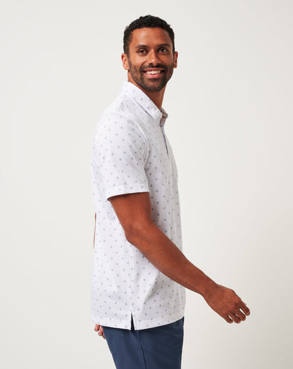 Saturday Night Stay Polo White | Travis Mathew