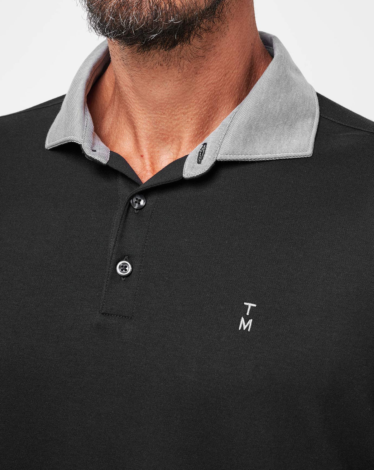 Reservation Number Polo Black | Travis Mathew