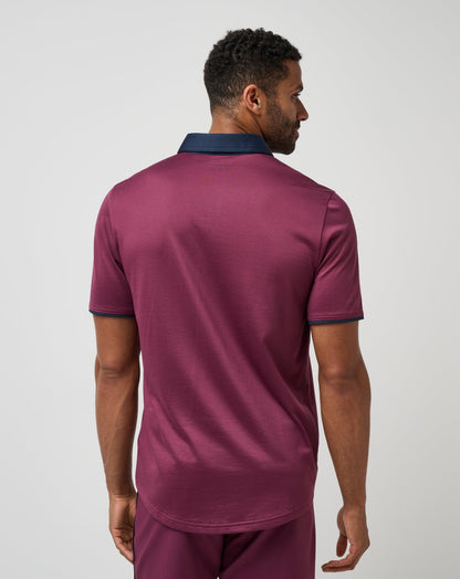 Home Game Polo Mauve Wine | Travis Mathew