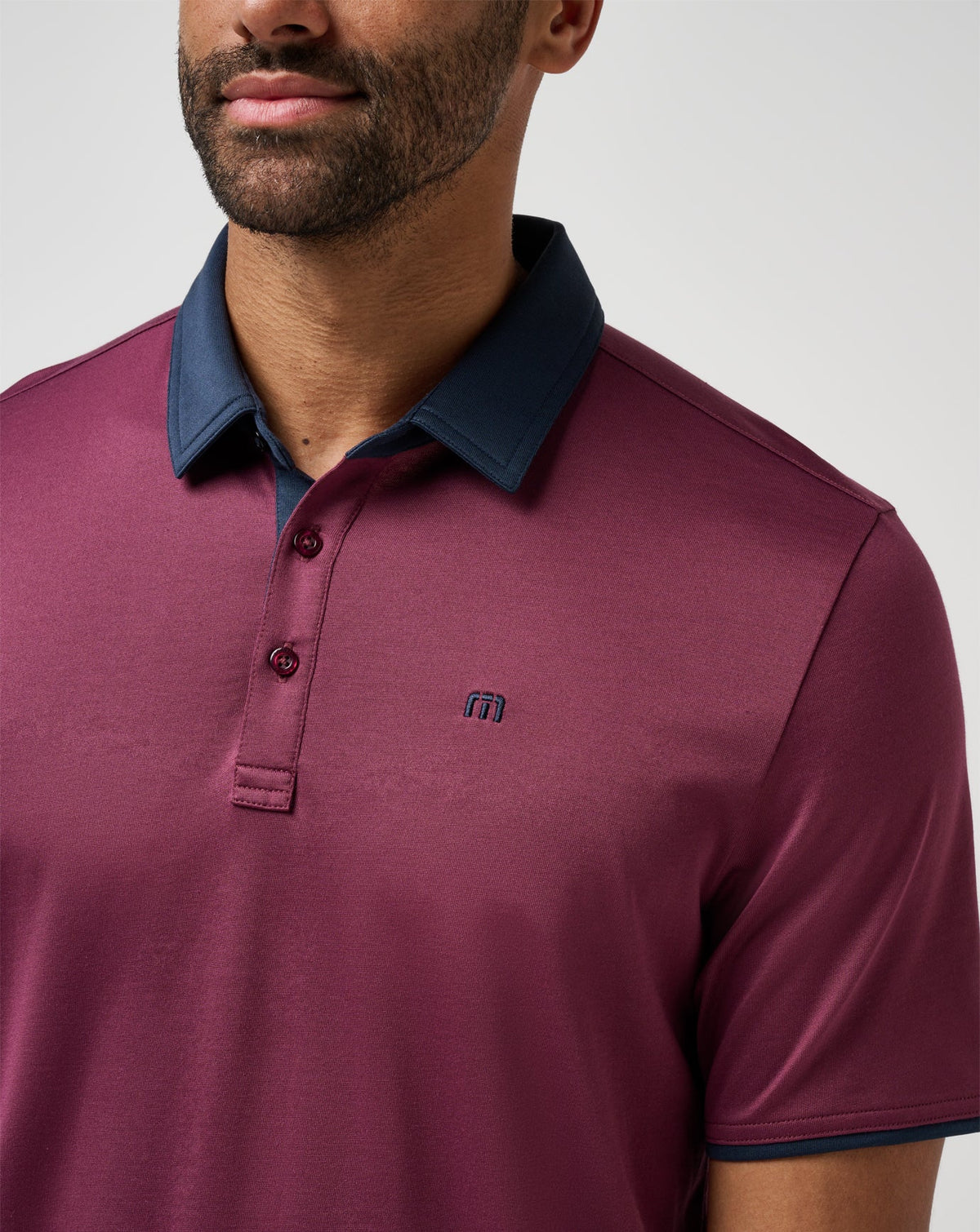 Home Game Polo Mauve Wine | Travis Mathew