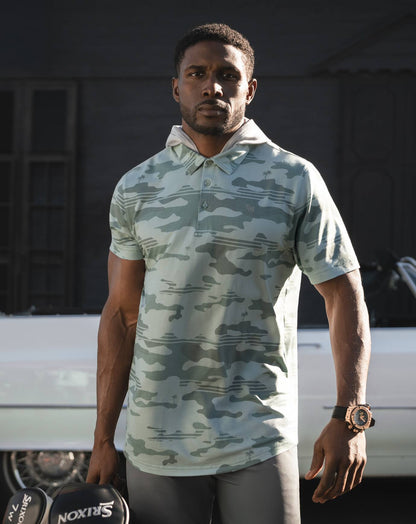 Featherweight Stealth Polo Gray Mist | Travis Mathew