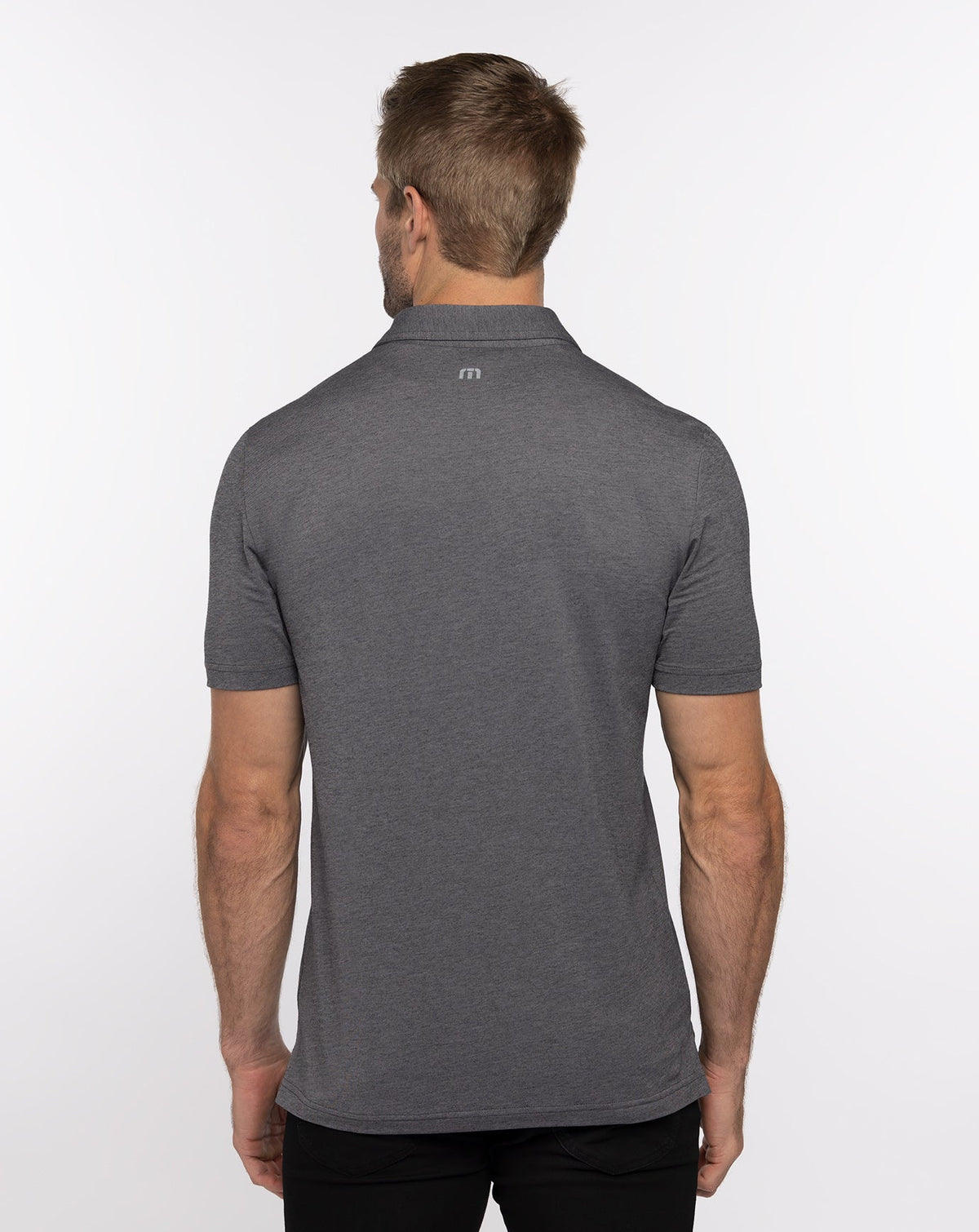 Endless Horizon Polo Heather Dark Grey | Travis Mathew