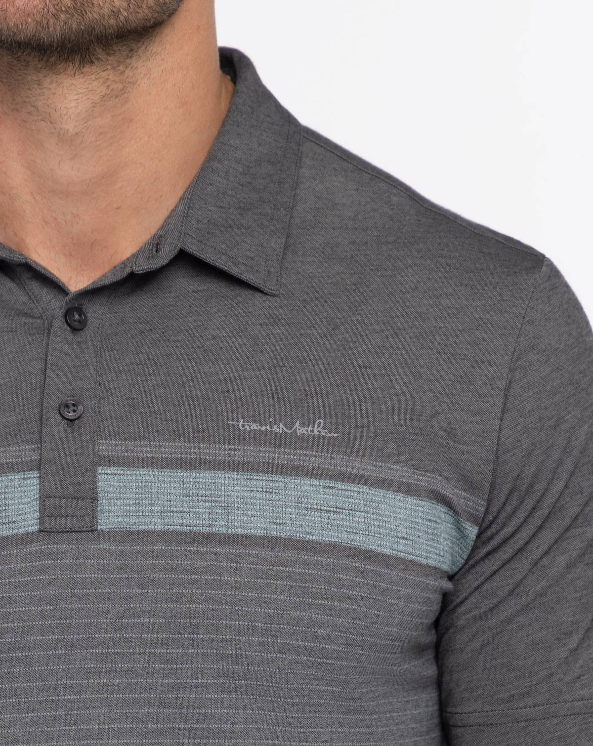 Endless Horizon Polo Heather Dark Grey | Travis Mathew