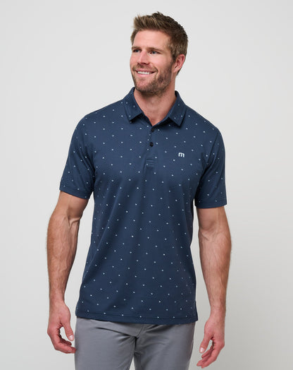 On The Screws Polo Total Eclipse | Travis Mathew