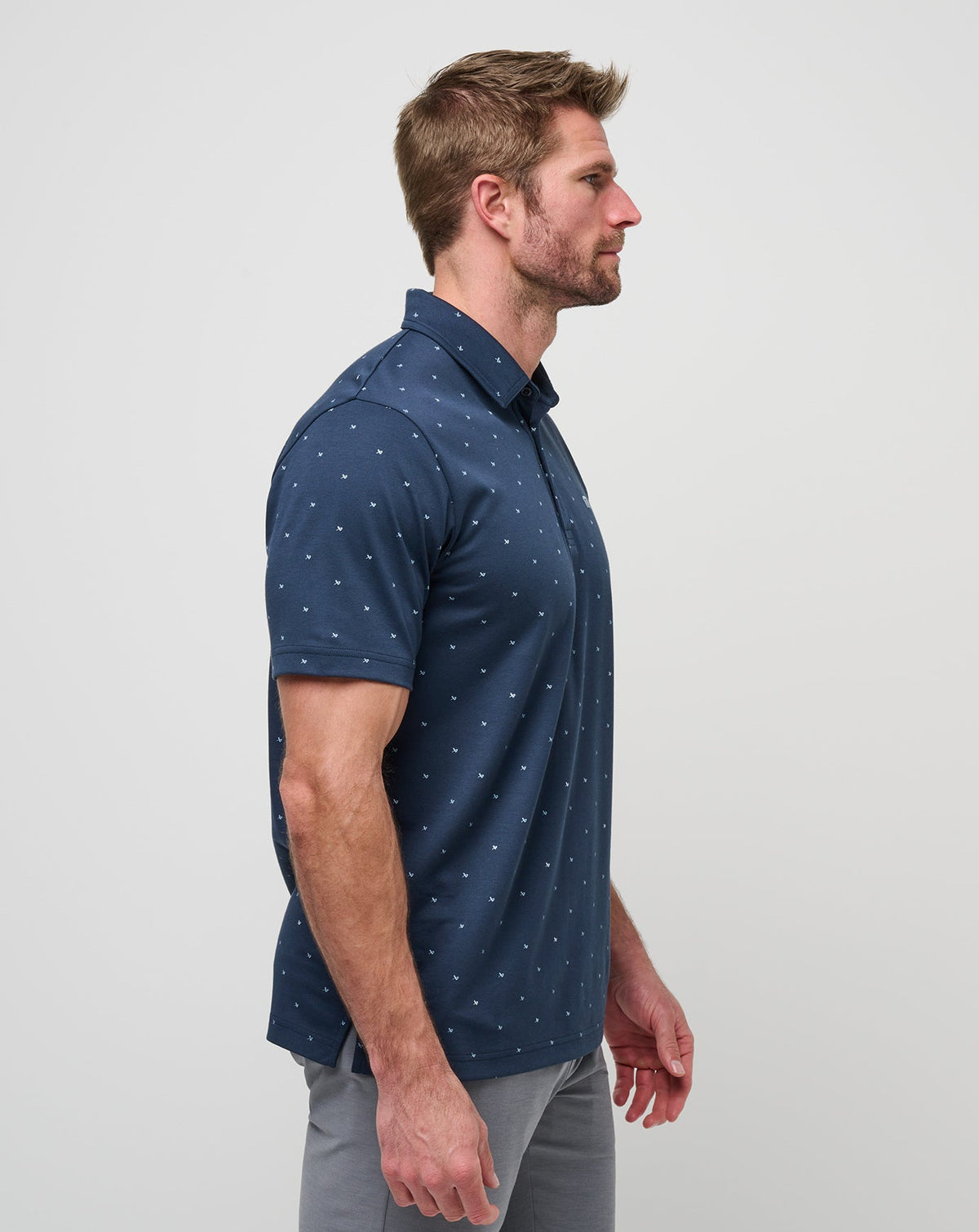 On The Screws Polo Total Eclipse | Travis Mathew