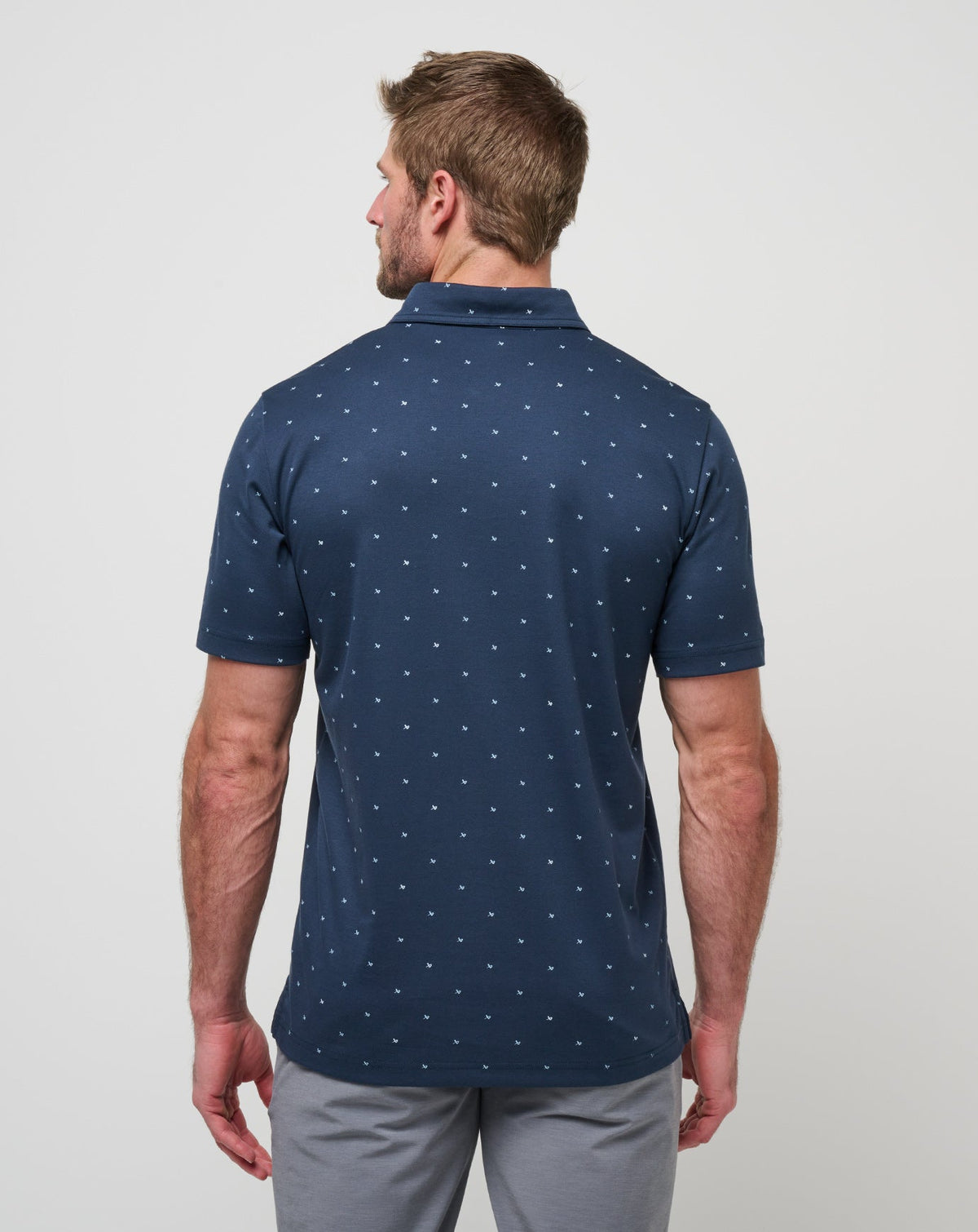 On The Screws Polo Total Eclipse | Travis Mathew