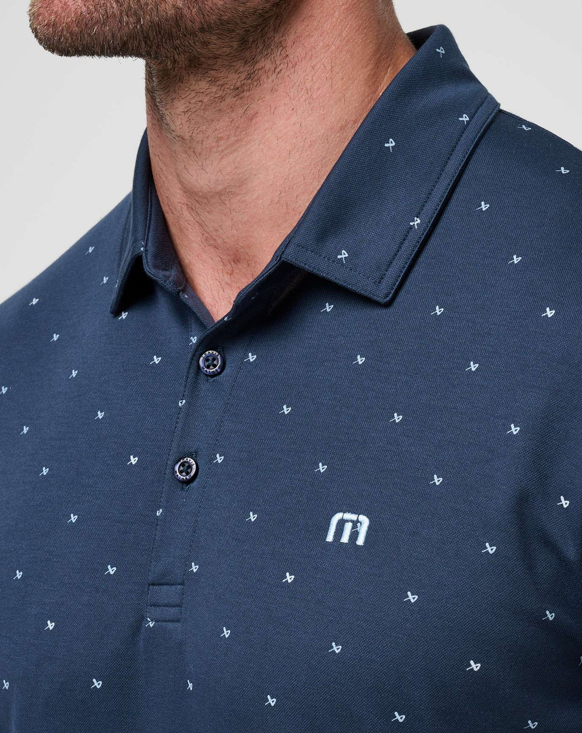 On The Screws Polo Total Eclipse | Travis Mathew