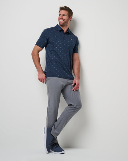 On The Screws Polo Total Eclipse | Travis Mathew