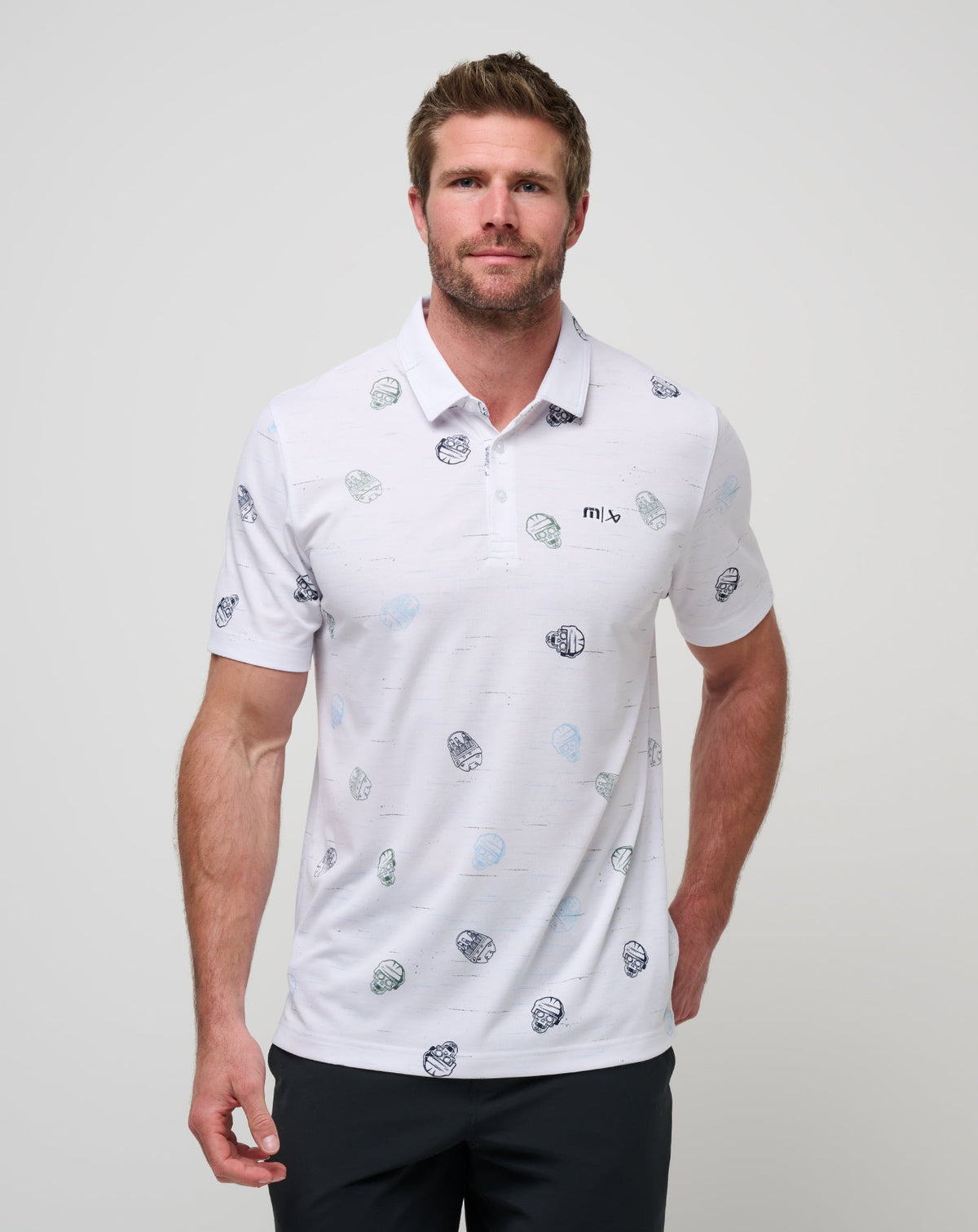 Mitts Off Polo White | Travis Mathew