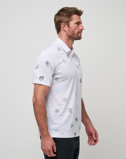 Mitts Off Polo White | Travis Mathew