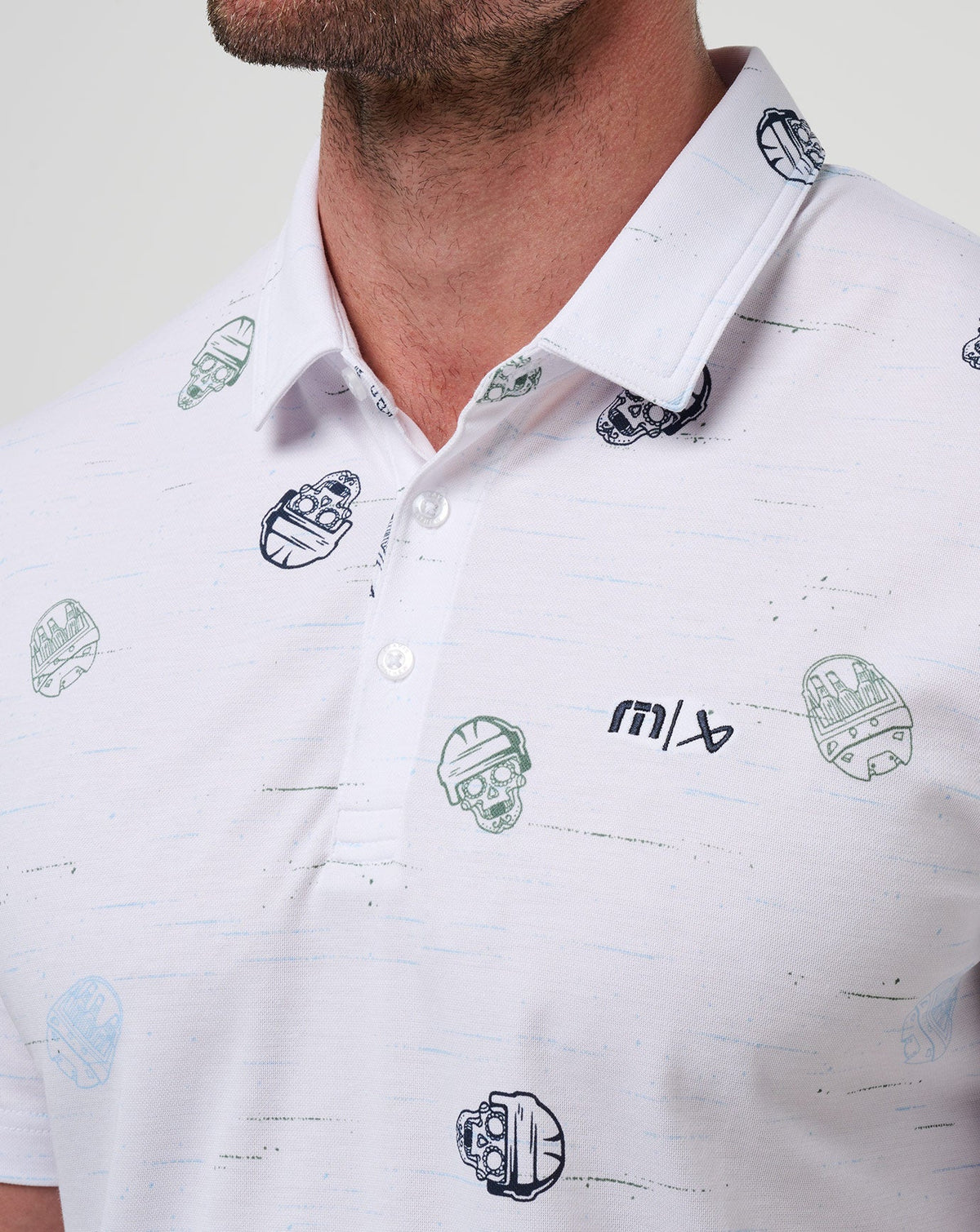 Mitts Off Polo White | Travis Mathew