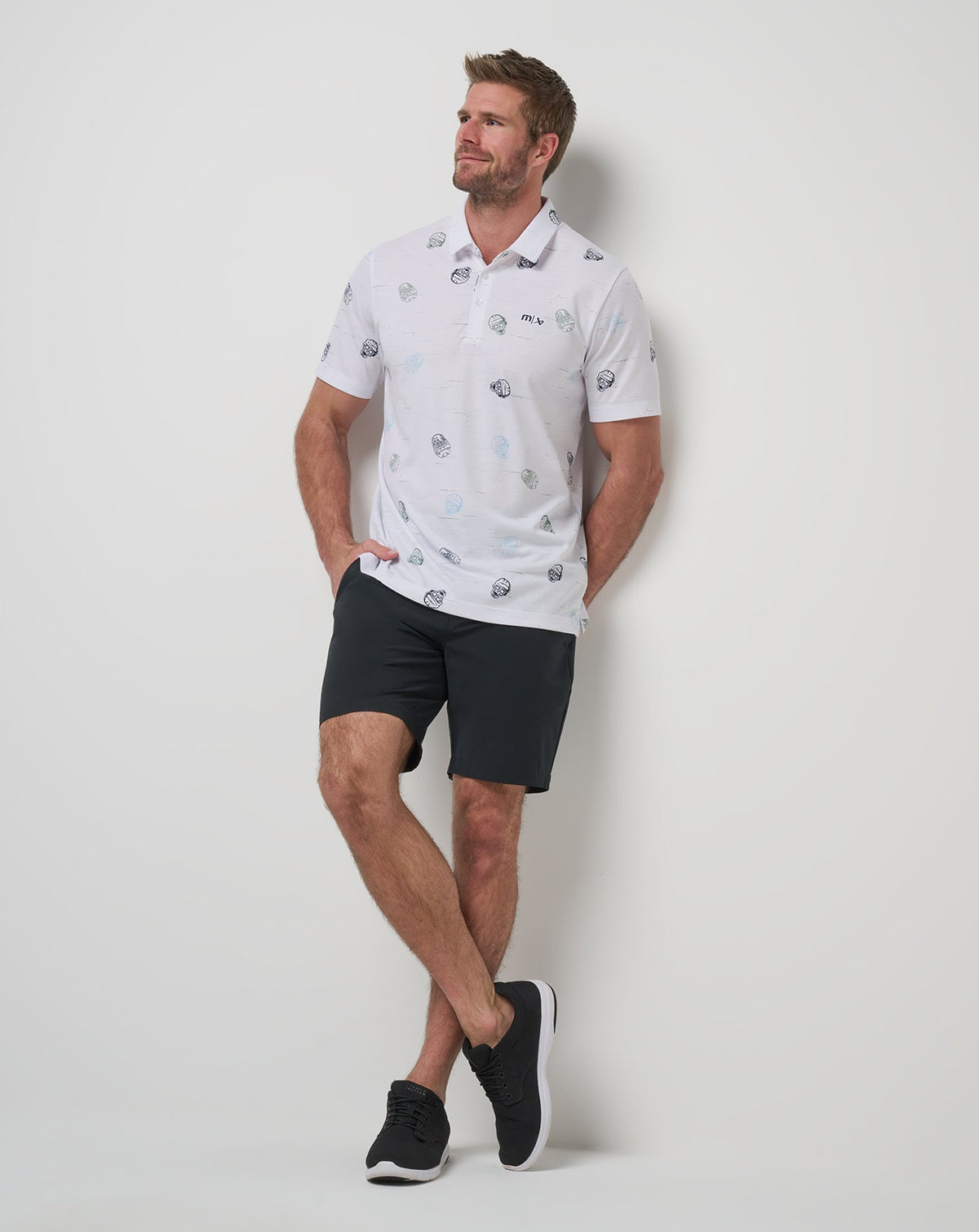 Mitts Off Polo White | Travis Mathew