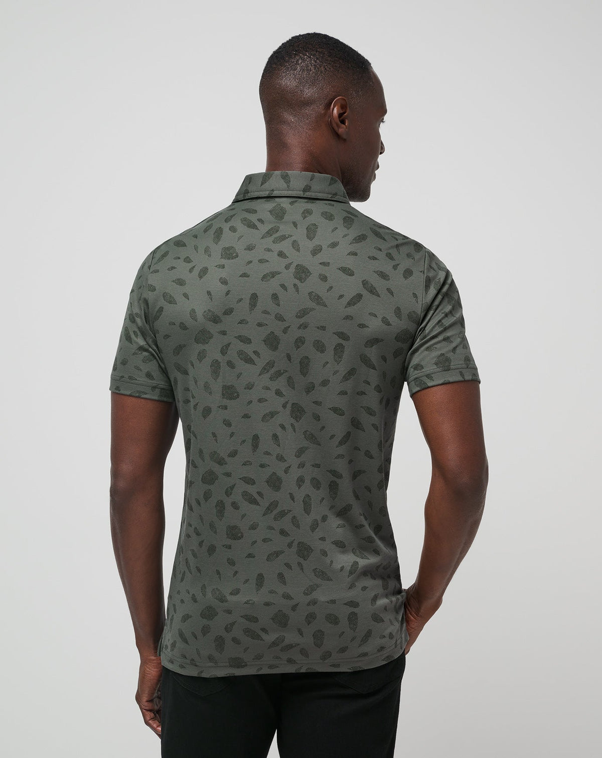 Magma Melt Polo Dark Olive | Travis Mathew