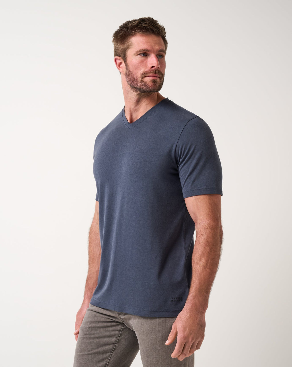 Cloud V-Neck Tee Blue Nights | Travis Mathew