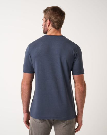 Cloud V-Neck Tee Blue Nights | Travis Mathew