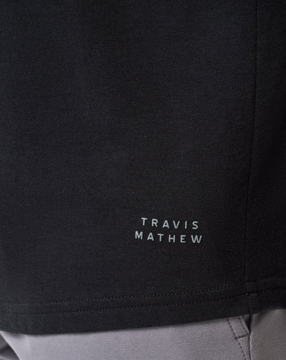 Cloud Crew Long Sleeve Tee Black | Travis Mathew