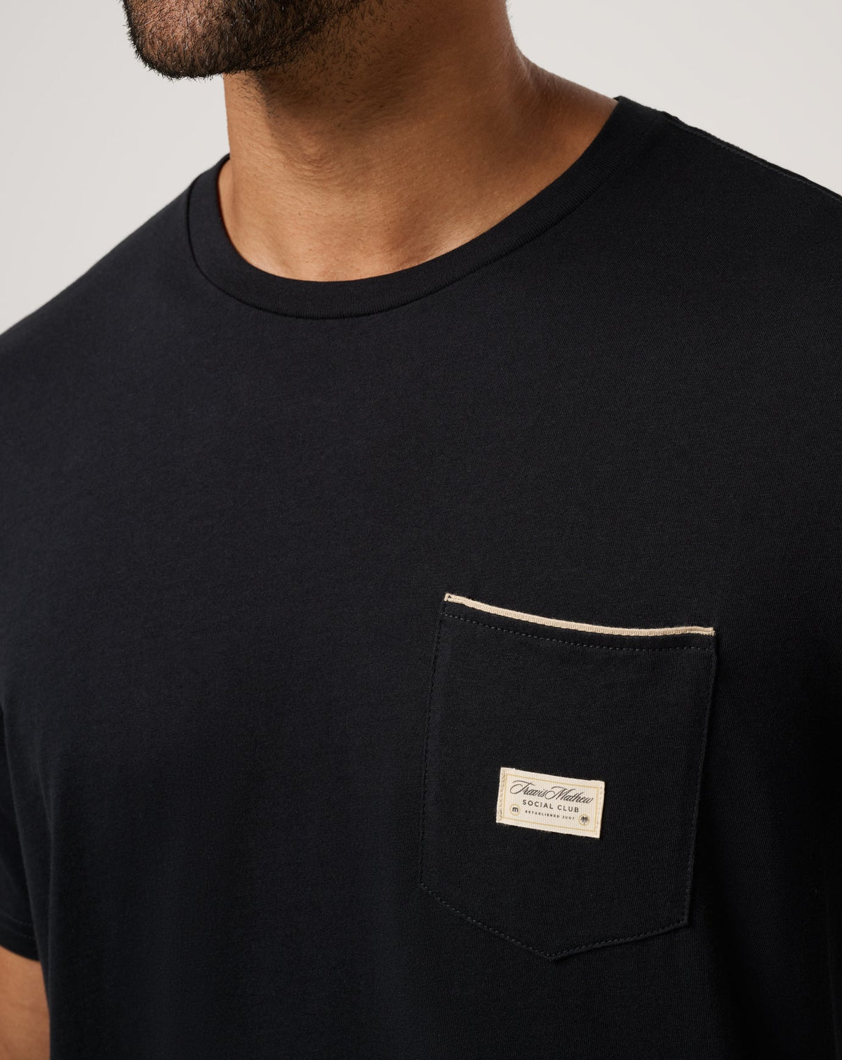 TM Social Club Tee Black | Travis Mathew