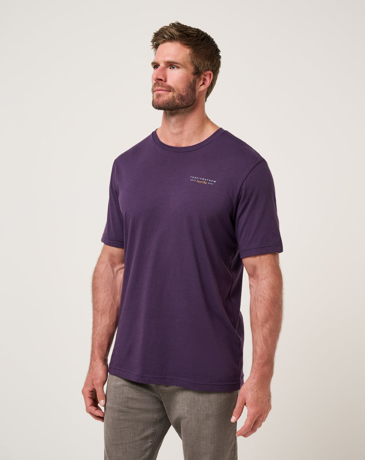 Social Hour Tee Purple Velvet | Travis Mathew