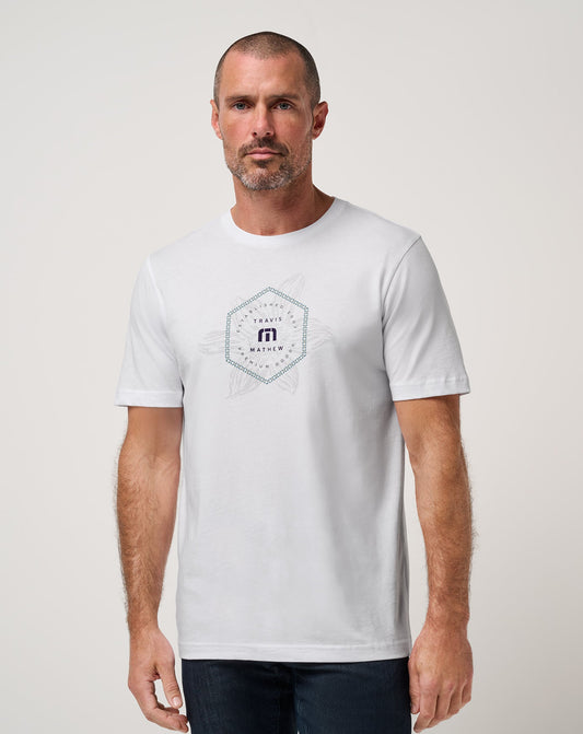Money Talks Tee White | Travis Mathew