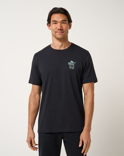 Beverage Cart Tee Black | Travis Mathew