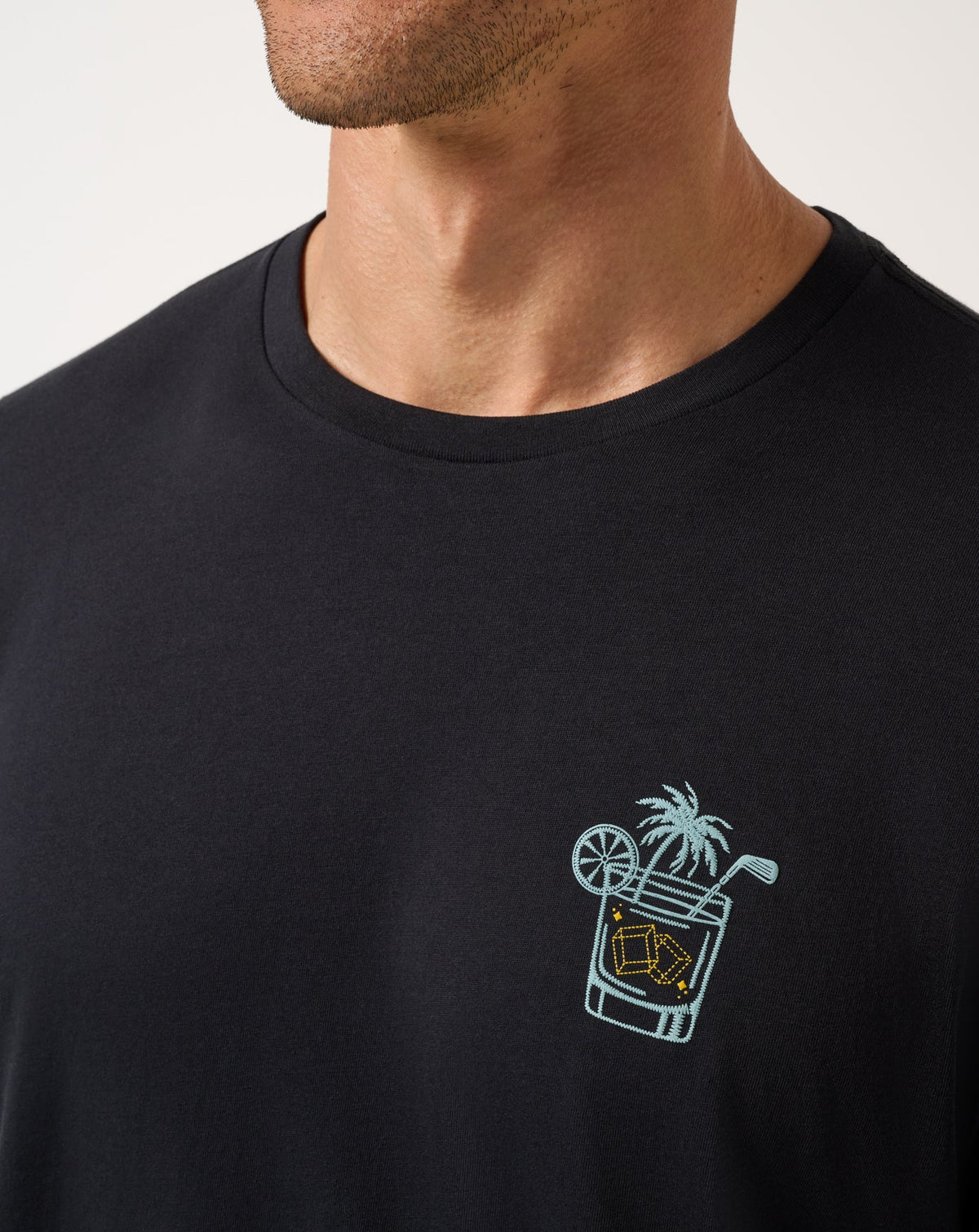 Beverage Cart Tee Black | Travis Mathew