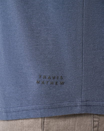 Cloud Crew Long Sleeve Tee Blue Nights | Travis Mathew