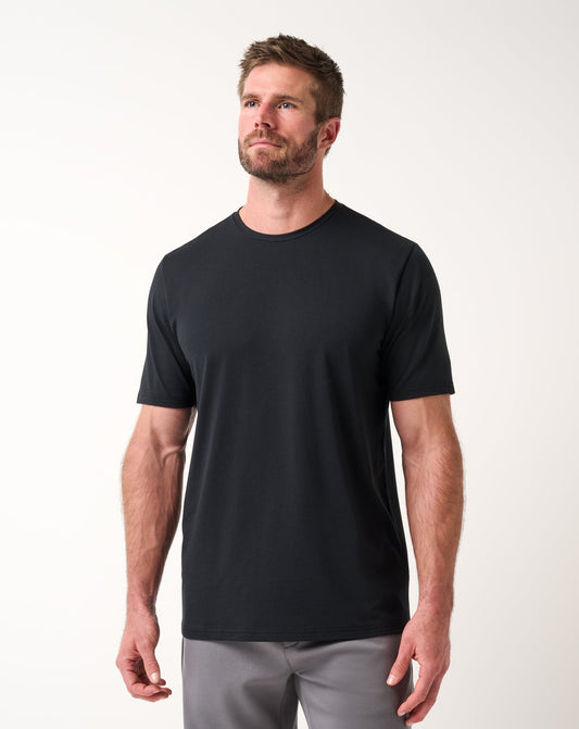 Performance Jersey Tee Black | Travis Mathew