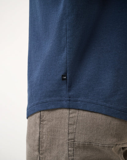 Cloud Henley Tee Total Eclipse | Travis Mathew