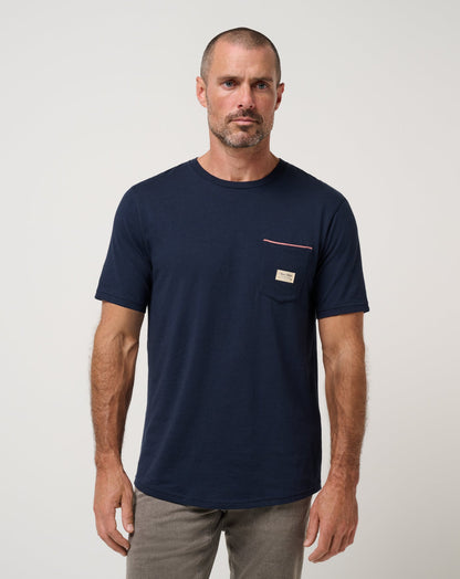 TM Social Club Tee Total Eclipse | Travis Mathew