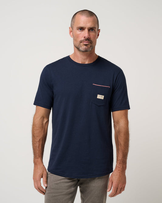 TM Social Club Tee Total Eclipse | Travis Mathew