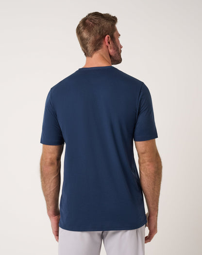 Performance Jersey Tee Total Eclipse | Travis Mathew