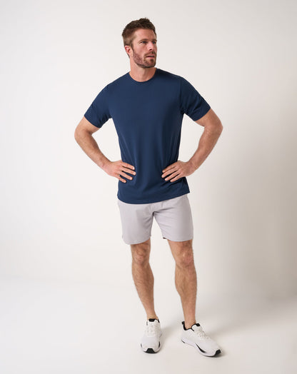 Performance Jersey Tee Total Eclipse | Travis Mathew