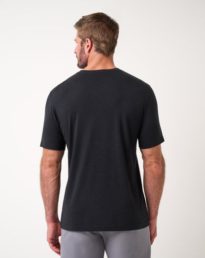 Cloud V-Neck Tee Black | Travis Mathew