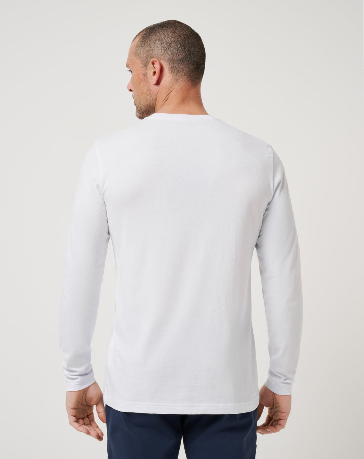 Reef Stop Long Sleeve Tee White | Travis Mathew