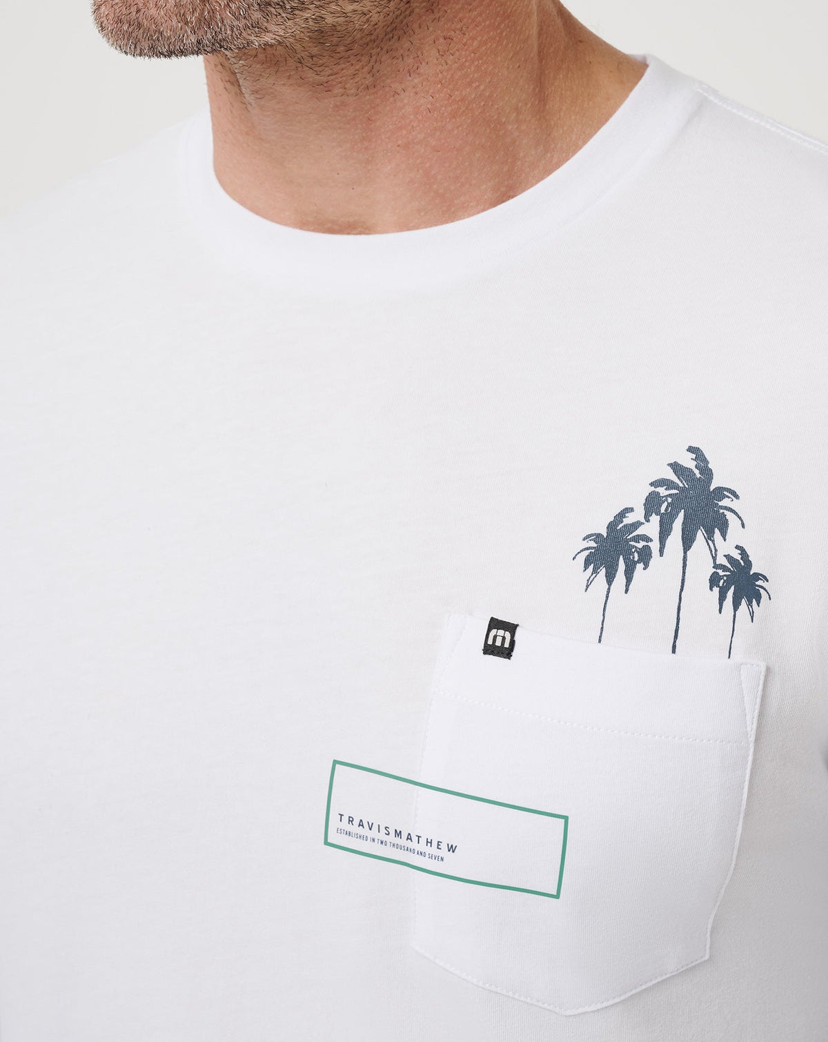 Reef Stop Long Sleeve Tee White | Travis Mathew