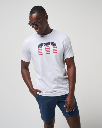 Star Bright Tee White | Travis Mathew