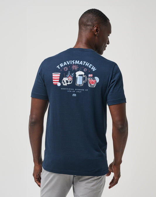 Chug It Out Tee Total Eclipse | Travis Mathew