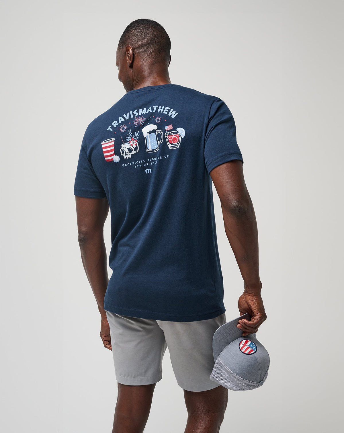 Chug It Out Tee Total Eclipse | Travis Mathew