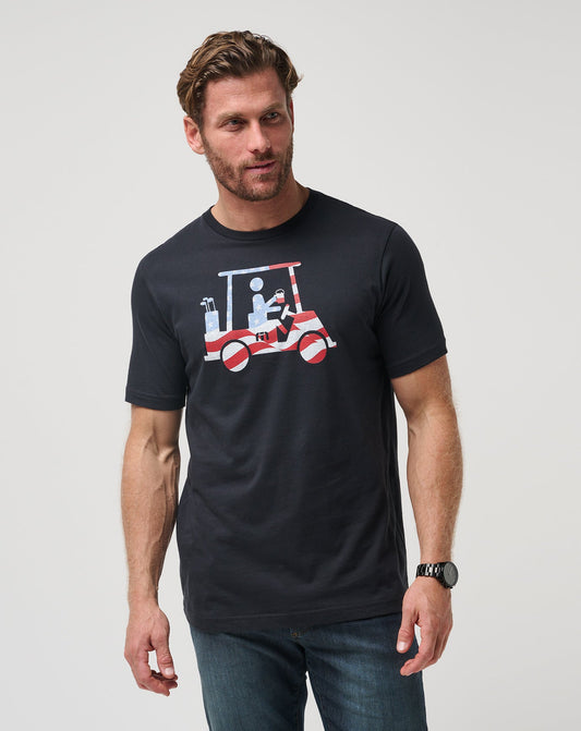 Five K Day Tee Black | Travis Mathew