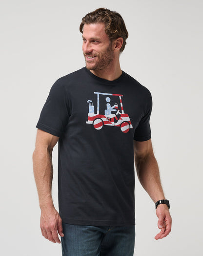 Five K Day Tee Black | Travis Mathew