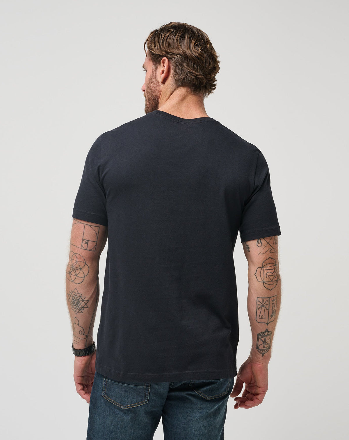 Five K Day Tee Black | Travis Mathew