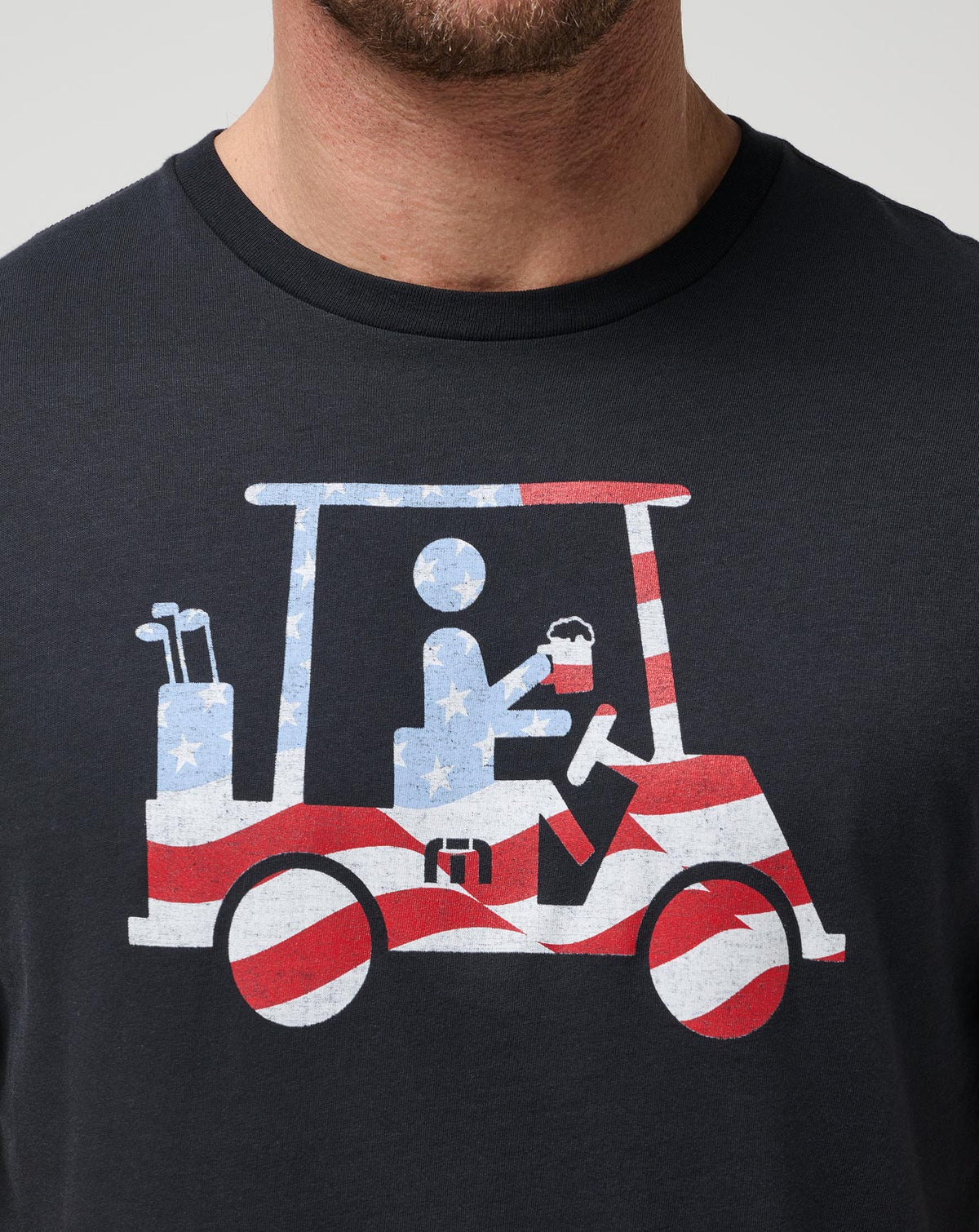 Five K Day Tee Black | Travis Mathew