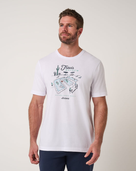 Summer Survival Tee White | Travis Mathew