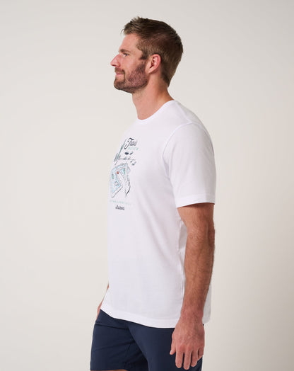Summer Survival Tee White | Travis Mathew