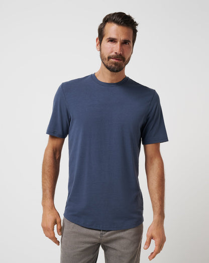 Cloud Crew Tee Blue Nights | Travis Mathew