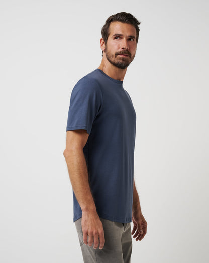 Cloud Crew Tee Blue Nights | Travis Mathew