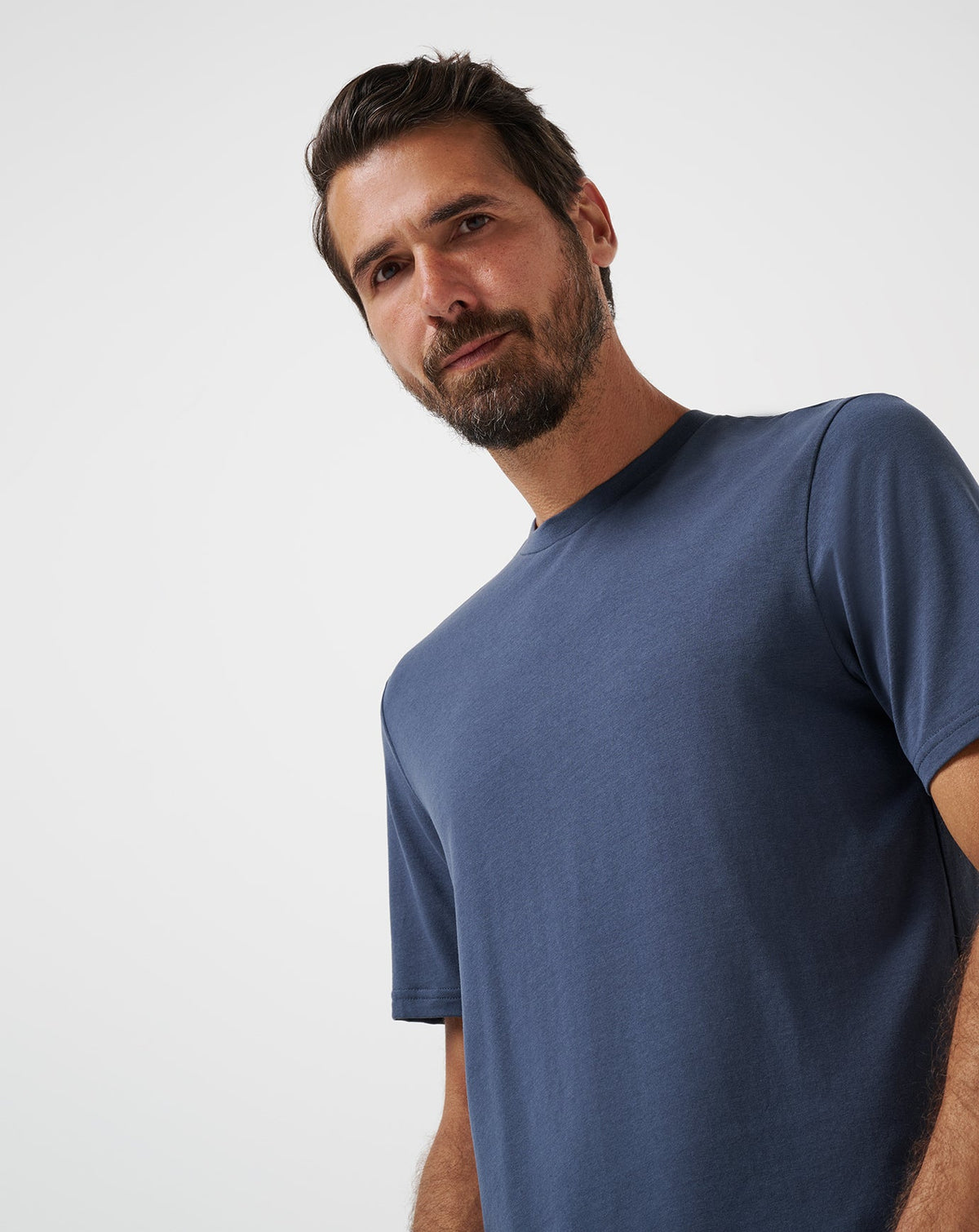 Cloud Crew Tee Blue Nights | Travis Mathew