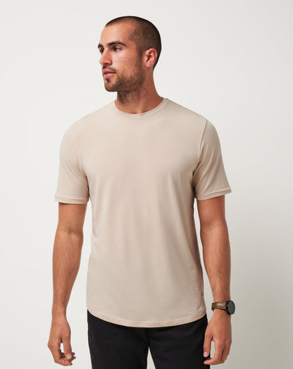 Cloud Crew Tee Italian Sand | Travis Mathew