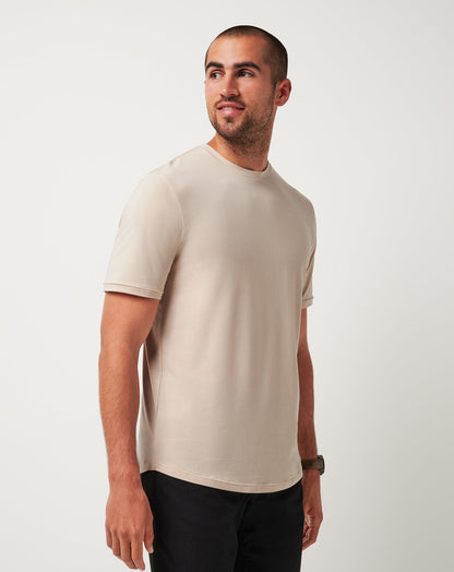 Cloud Crew Tee Italian Sand | Travis Mathew