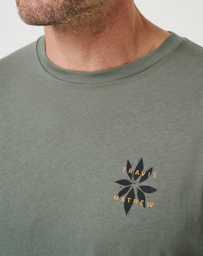 Big Bay Tee Dark Olive | Travis Mathew